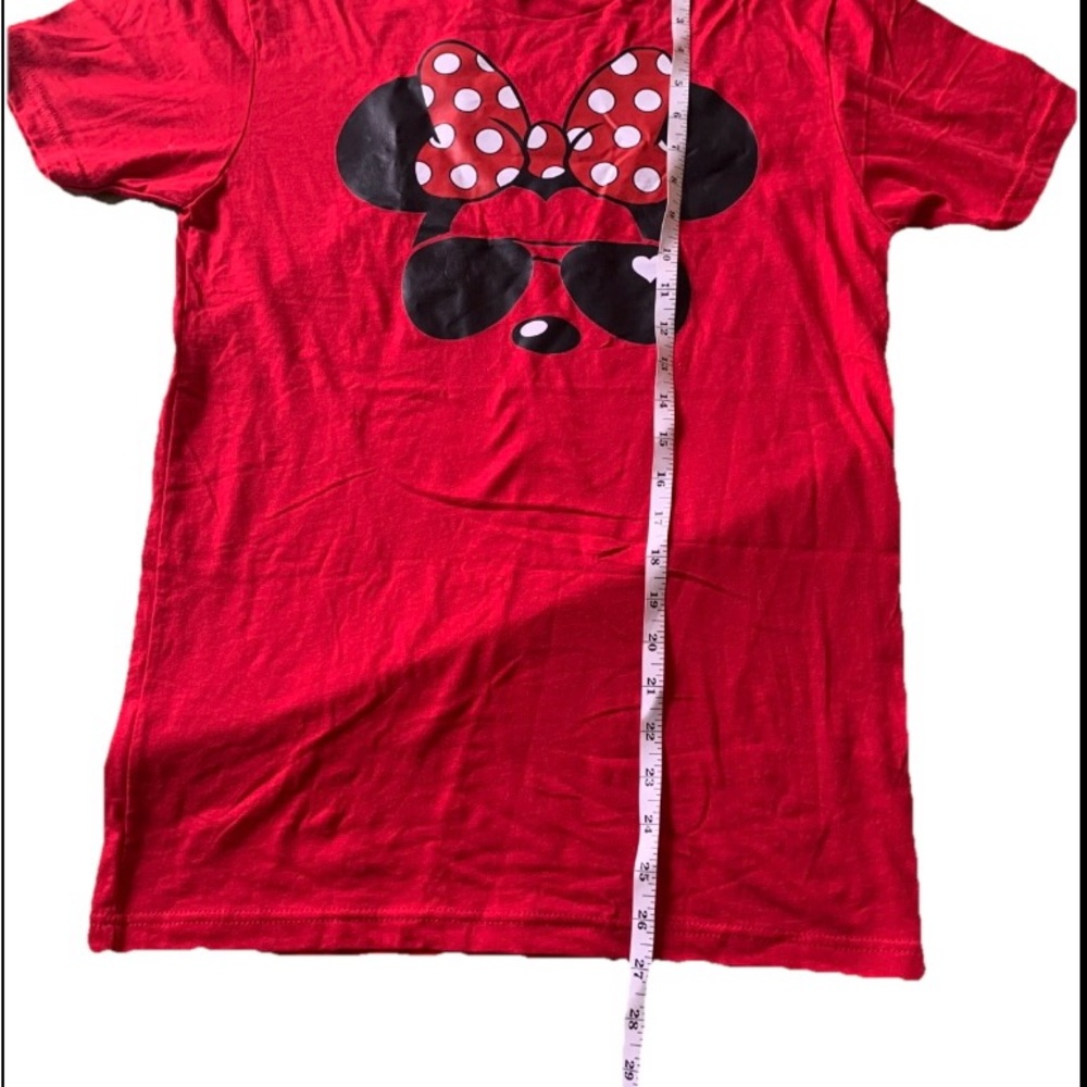 Next Level Apparel Red and Black Short Sleeve Tee